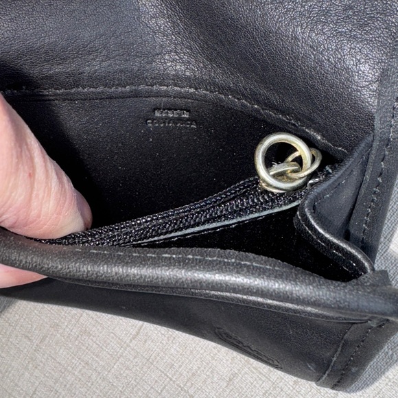 RARE Vintage Coach Black 7219 Multi Function Purse Mini - Picture 9 of 13